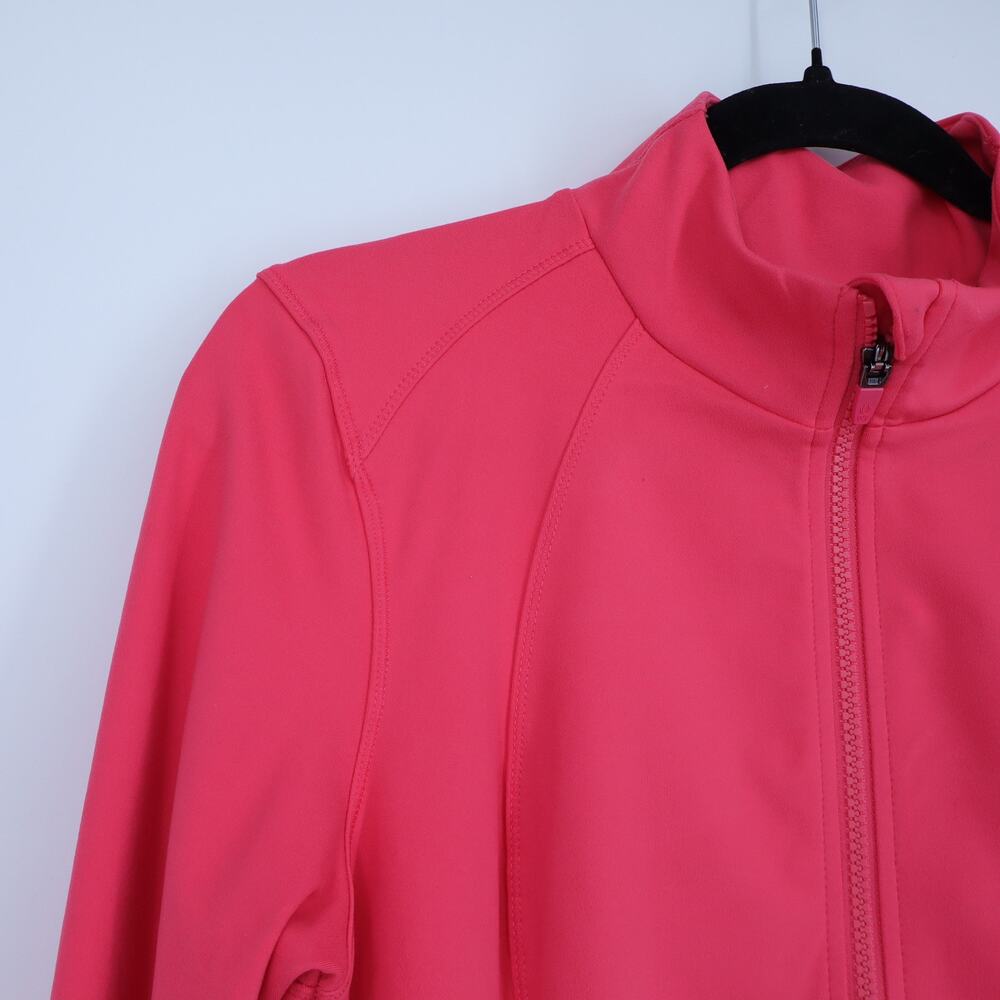 Spyder Zip Up Yoga Jacket Pink Long Sleeve 4-Way Stretch Women's M - Picture 5 of 10